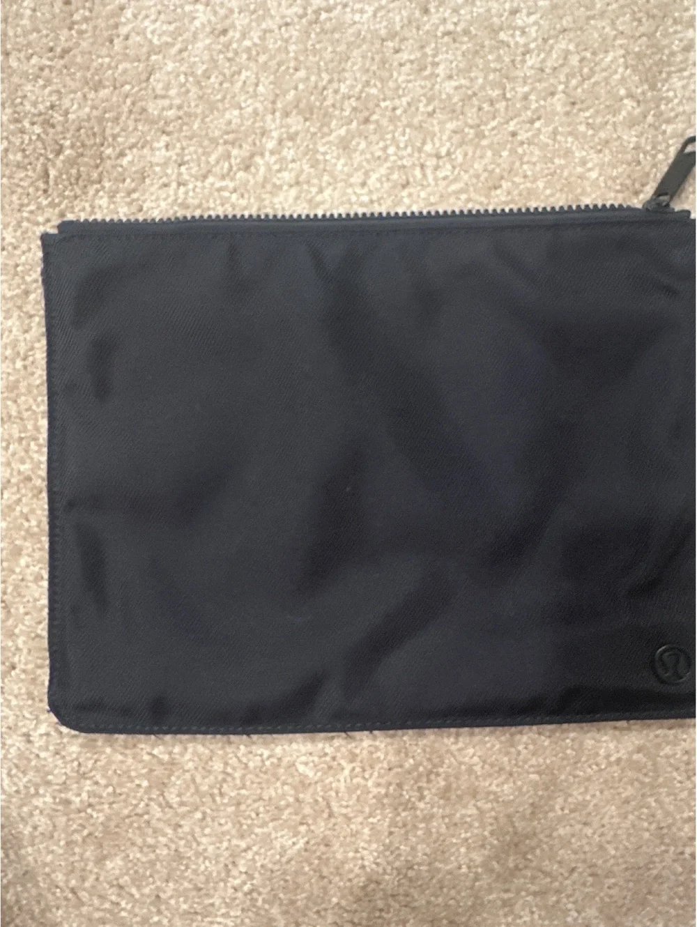 (4)Lululemon Black Wristlet Pouch